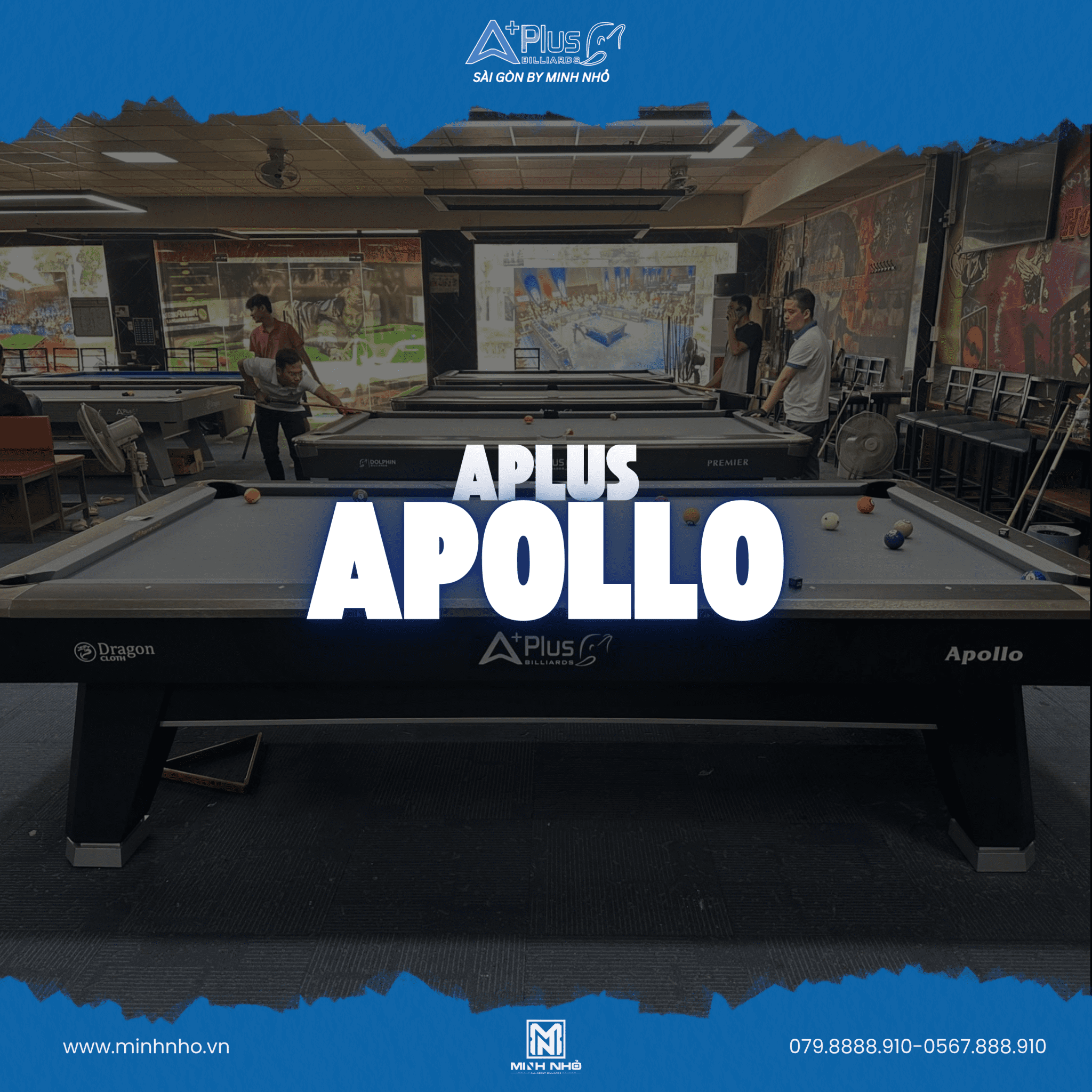 Bàn Bida Aplus | Aplus Apollo - Minh Nhỏ Billiards Shop